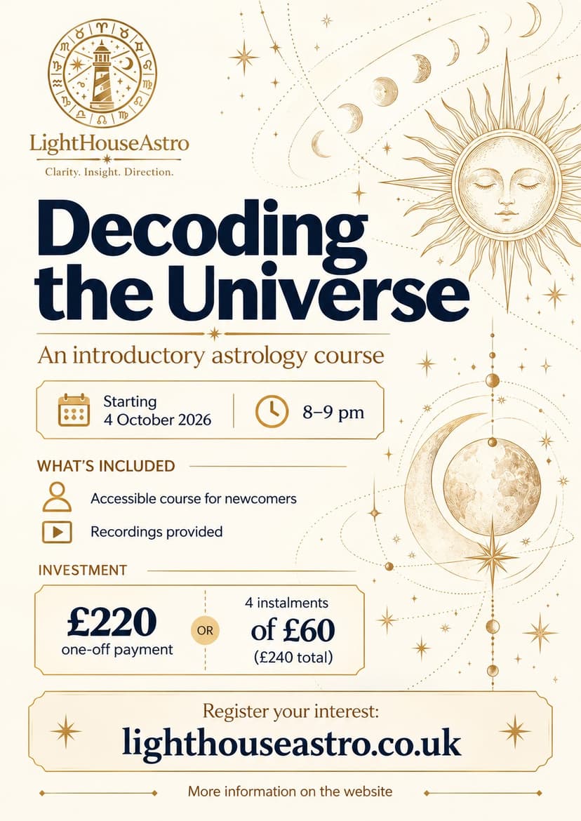 Decoding the Universe Course Flyer